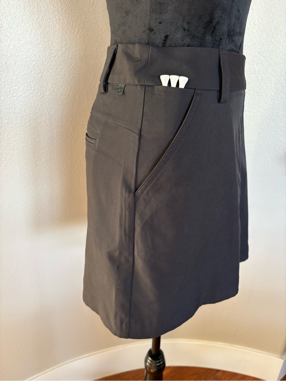 Puma Women’s Black Golf Skort with Side Pockets
